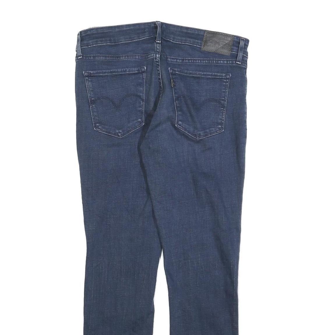 LEVI'S 711 Womens Jeans Blue Slim Skinny Denim Medium W29 L27 Stretch Zip