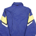 KILLY Mens Blue & Yellow Outdoor Jacket S Nylon Colourblock Zip Pockets Stand-Up