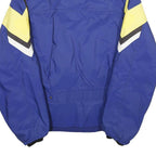 KILLY Mens Blue & Yellow Outdoor Jacket S Nylon Colourblock Zip Pockets Stand-Up