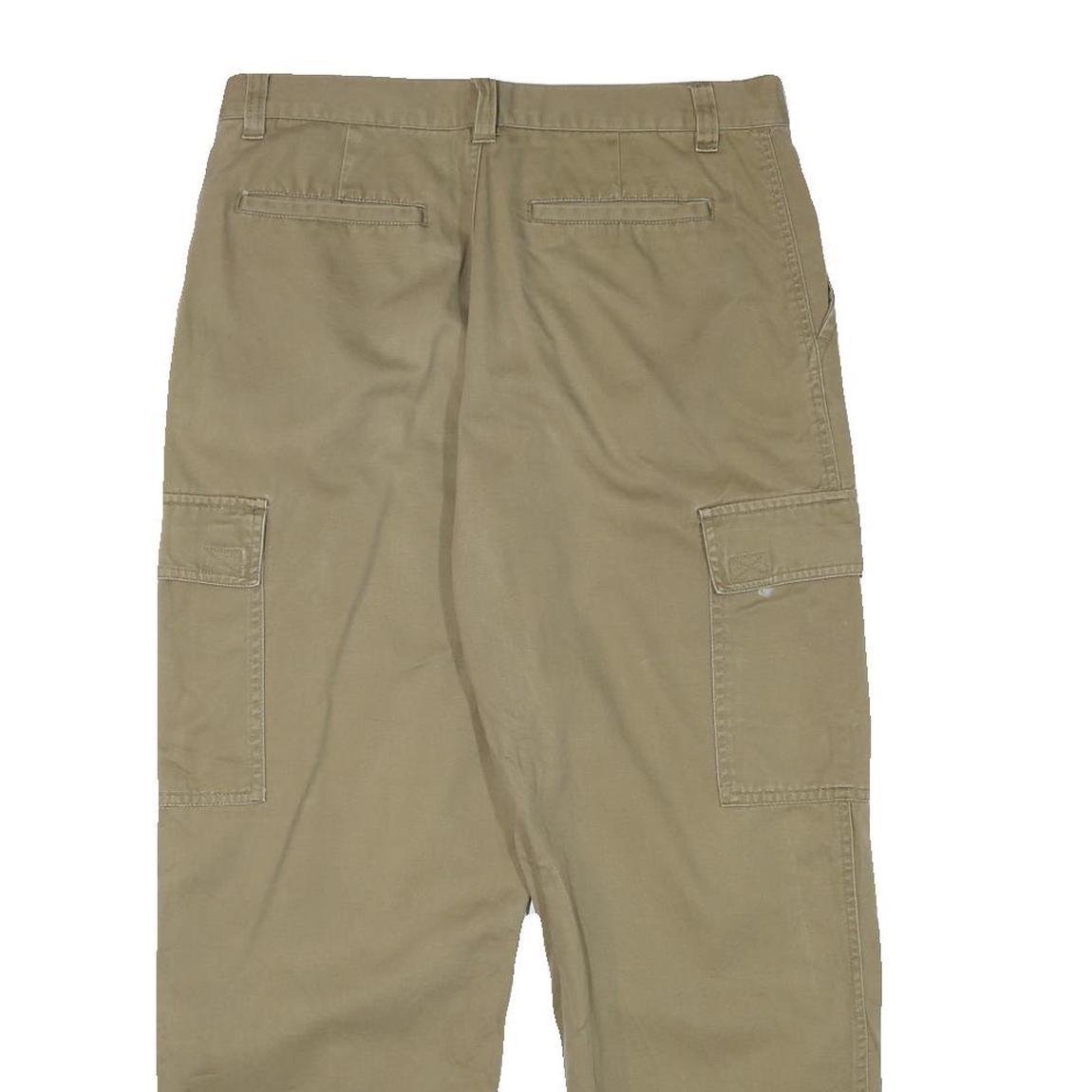 PENMANS Mens Cotton Blend Beige Relaxed Cargo Trousers W32 L27 Pocketed Casual
