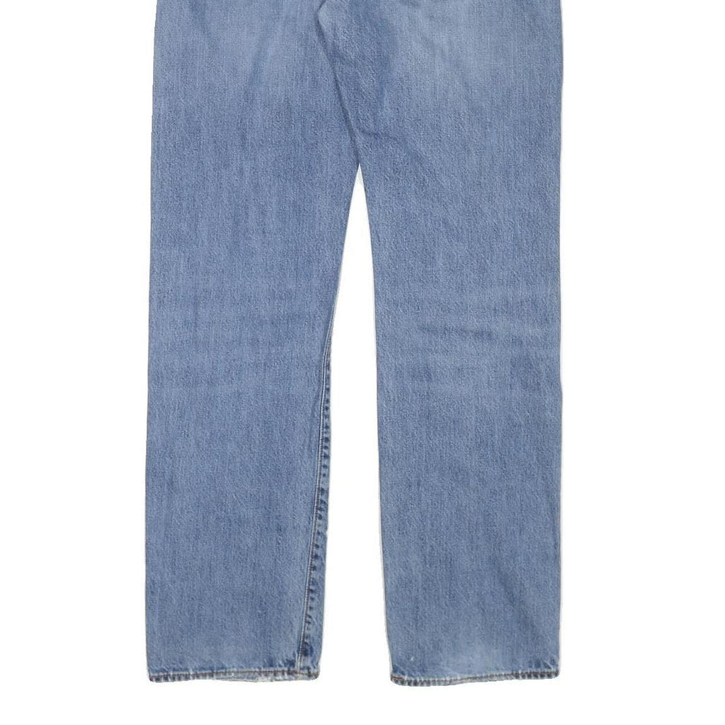 LEVI'S Mens Regular Fit Light Blue Denim Jeans W34 L33 Zip Closure Classic Style