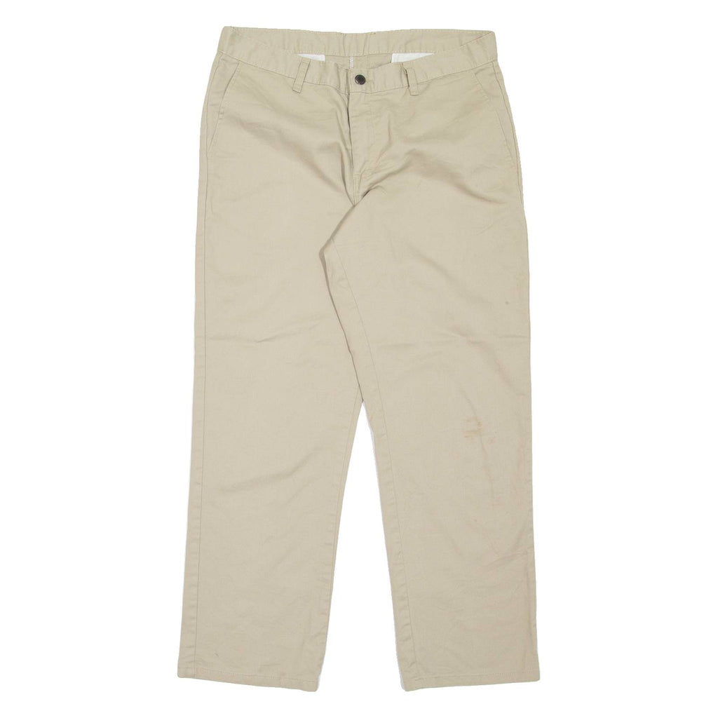 DICKIES Workwear Mens Trousers Beige Regular Straight W32 L29