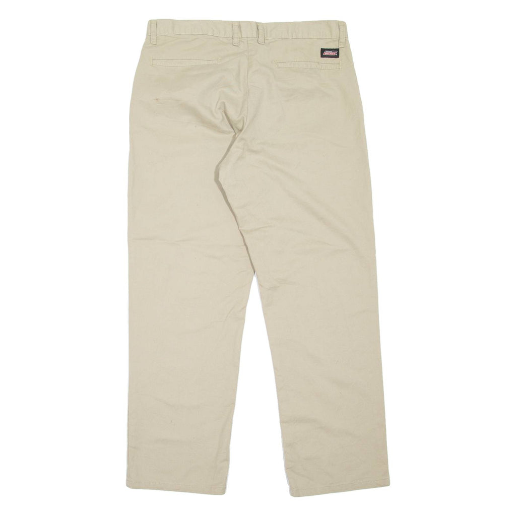 DICKIES Workwear Mens Trousers Beige Regular Straight W32 L29