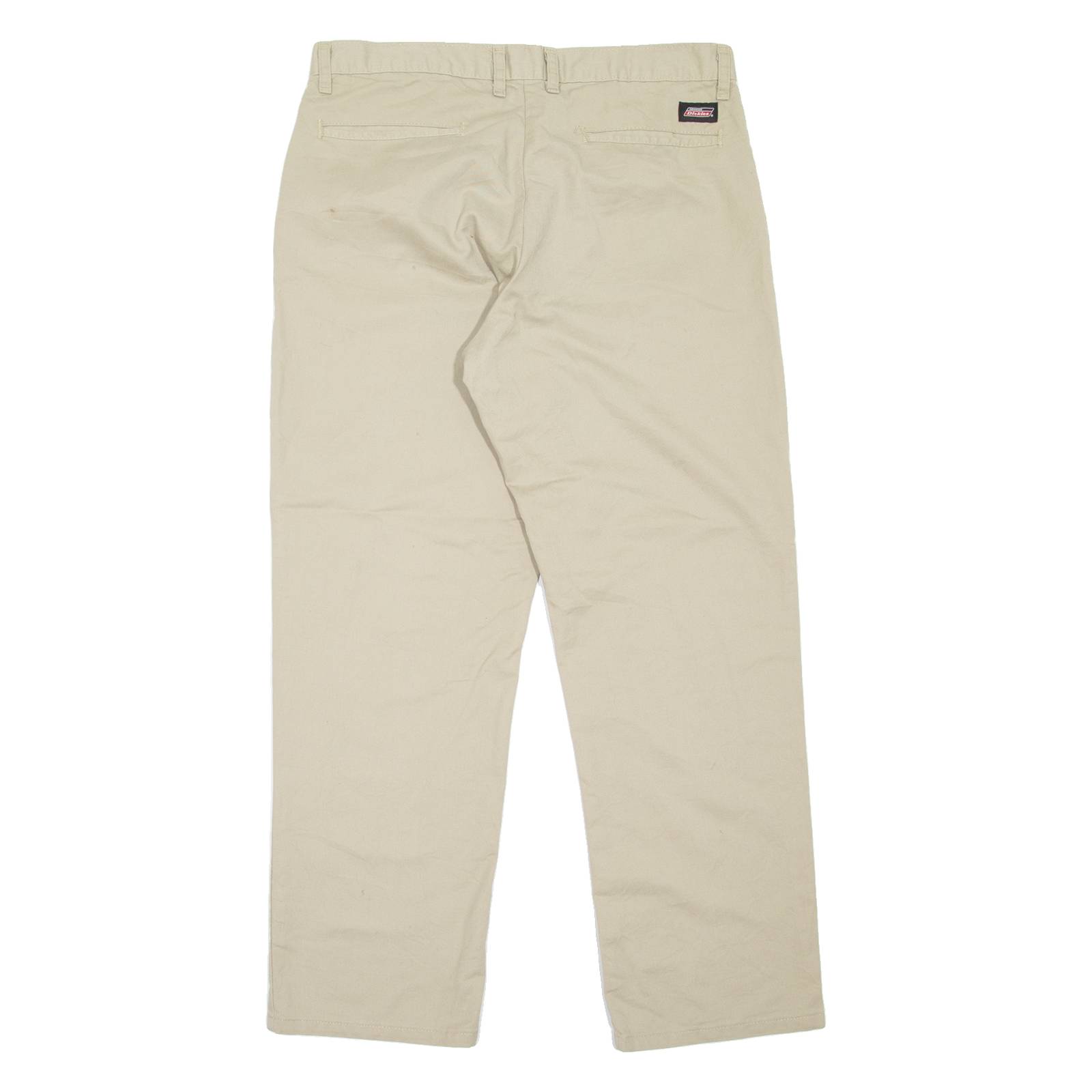 DICKIES Workwear Mens Trousers Beige Regular Straight W32 L29