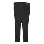 LEVI'S Womens Slim Black Skinny Denim Rinse W28 L26 Damaged Detail Jeans