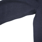 POLO RALPH LAUREN Mens Navy Plain Shawl Collar Jumper Cotton Blend M Classic