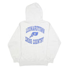 CHAMPION Mens Grey Leonardtown Cross Country Pullover Hoodie L Sports Graphic