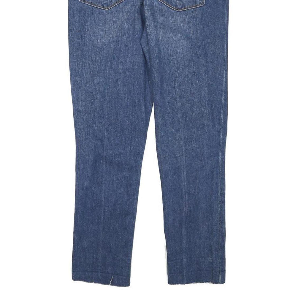 LEVI'S 721 Womens Blue Slim Skinny Denim Medium Wash W28 L26 Slim Fit Zip Jeans