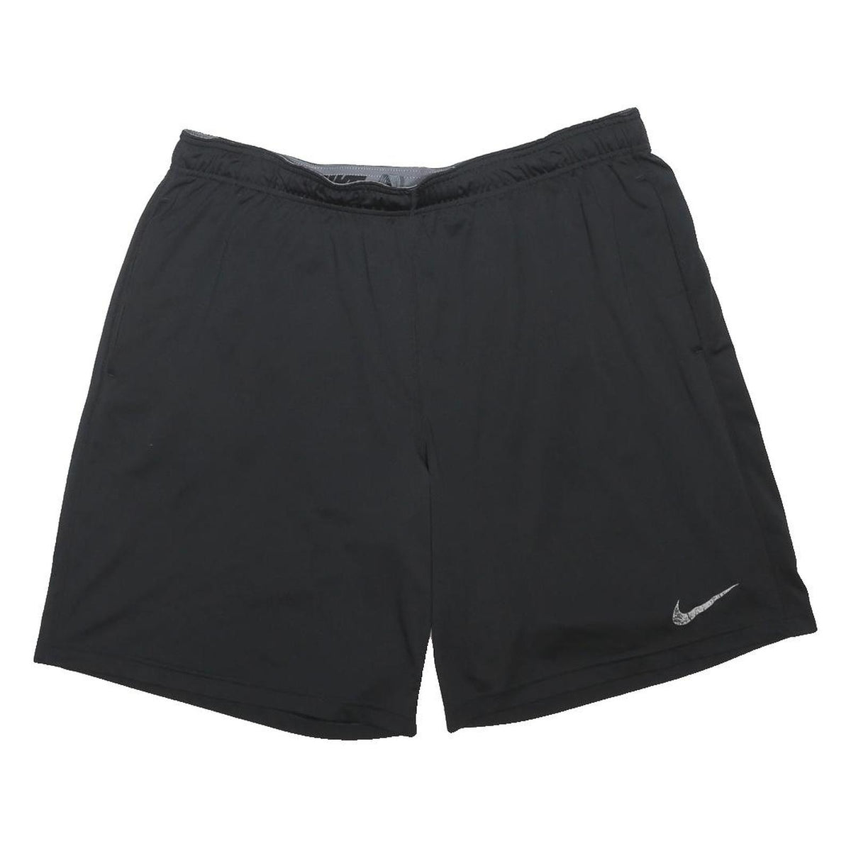 NIKE Mens Black Sports Shorts XL W38 Dri-FIT Polyester Blend