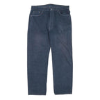 LEVI'S Mens Jeans Blue Regular Straight Denim Medium W36 L30 Zip Closure