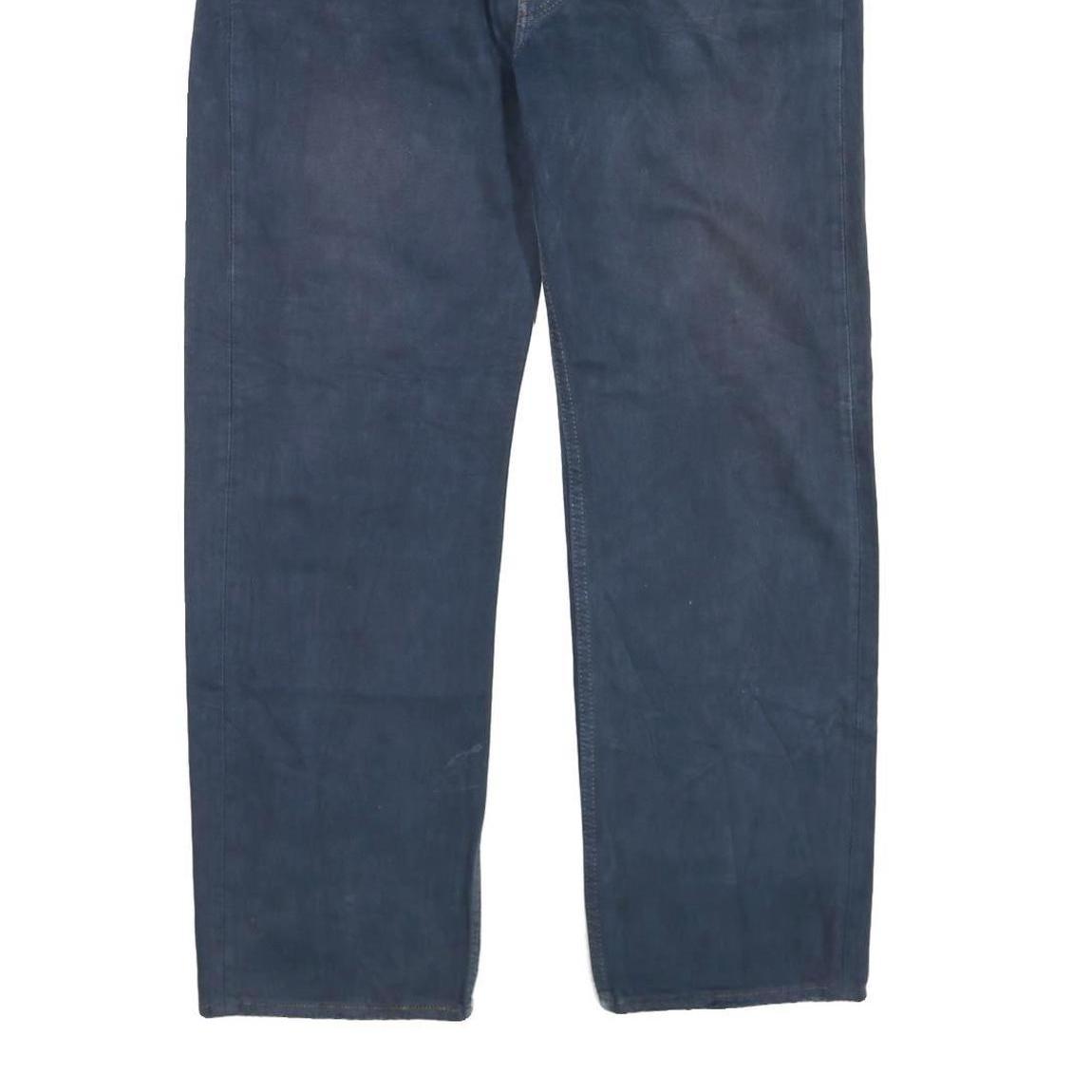 LEVI'S Mens Jeans Blue Regular Straight Denim Medium W36 L30 Zip Closure