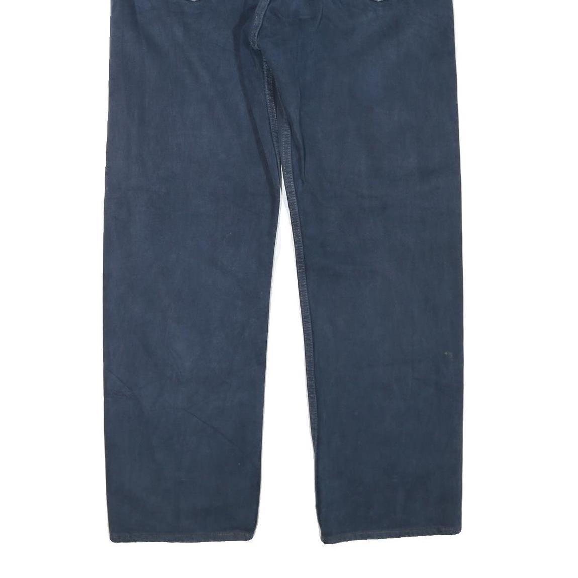 LEVI'S Mens Jeans Blue Regular Straight Denim Medium W36 L30 Zip Closure