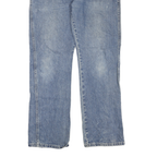 DICKIES Mens Regular Fit Blue Denim Jeans W36 L32 Workwear Casual Zip Closure