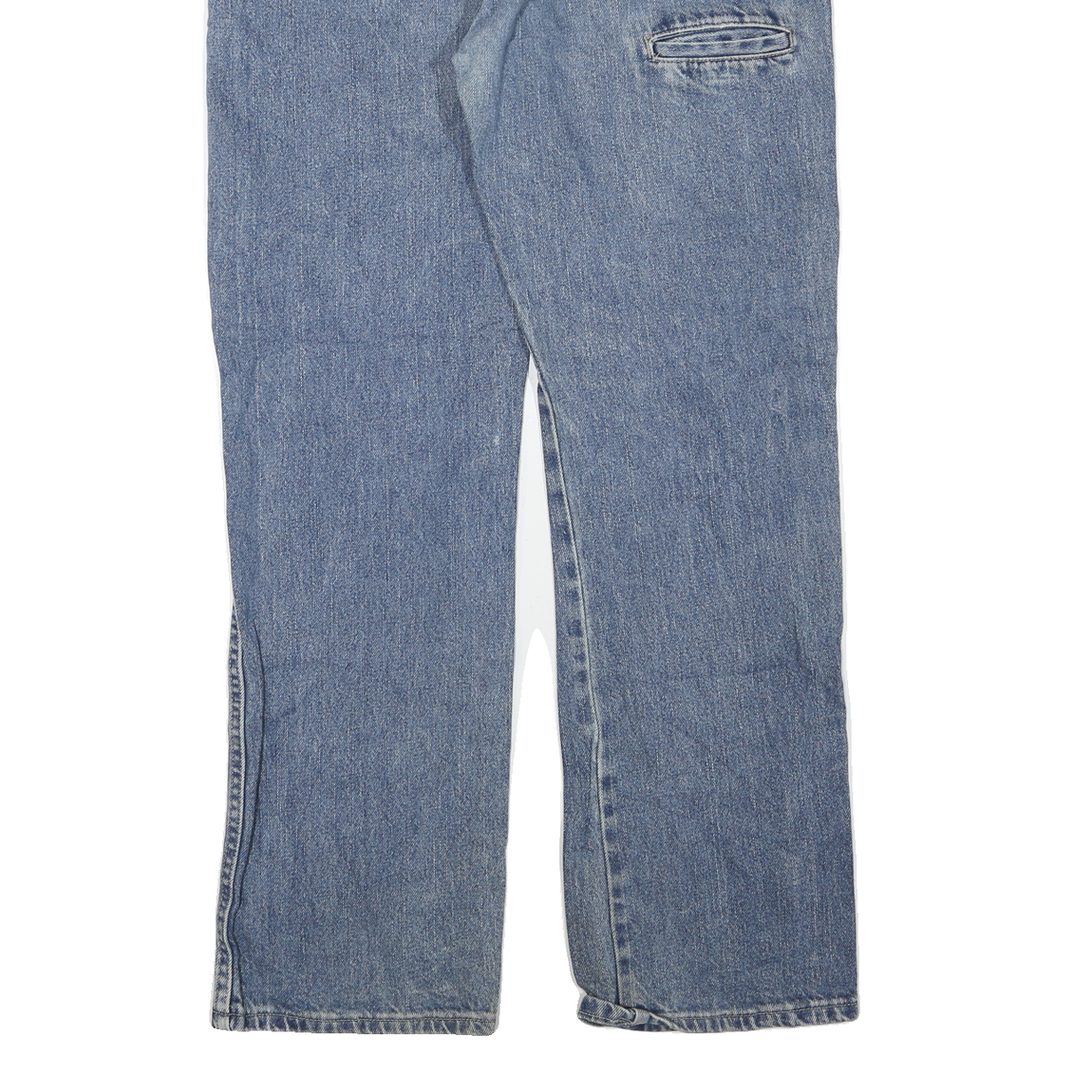 DICKIES Mens Regular Fit Blue Denim Jeans W36 L32 Workwear Casual Zip Closure