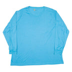 CARHARTT Womens T-Shirt Blue Long Sleeve XL