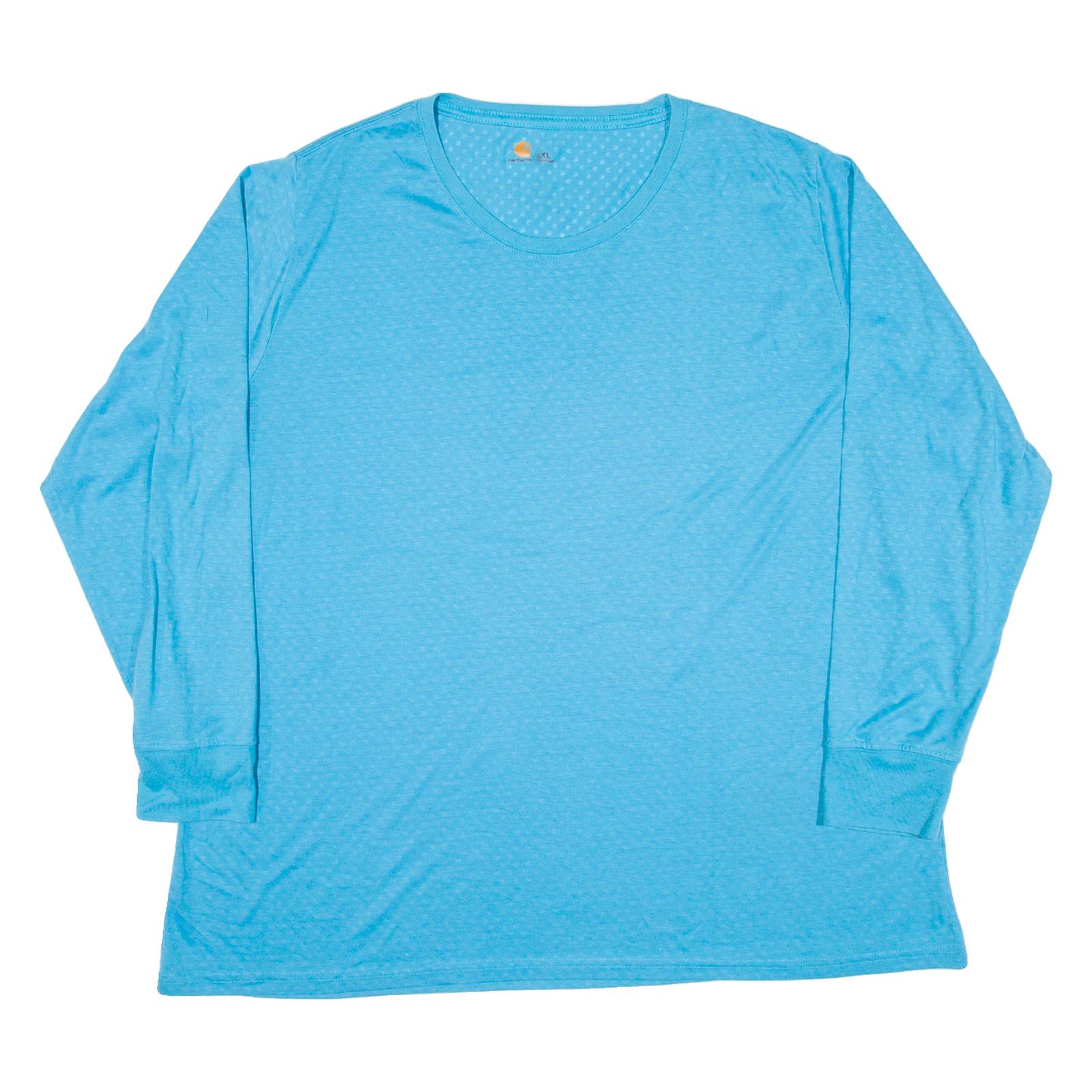 CARHARTT Womens T-Shirt Blue Long Sleeve XL