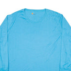 CARHARTT Womens T-Shirt Blue Long Sleeve XL
