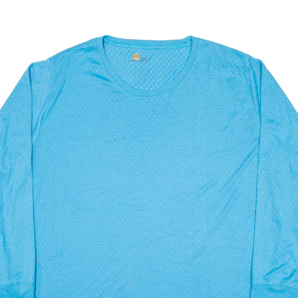 CARHARTT Womens T-Shirt Blue Long Sleeve XL