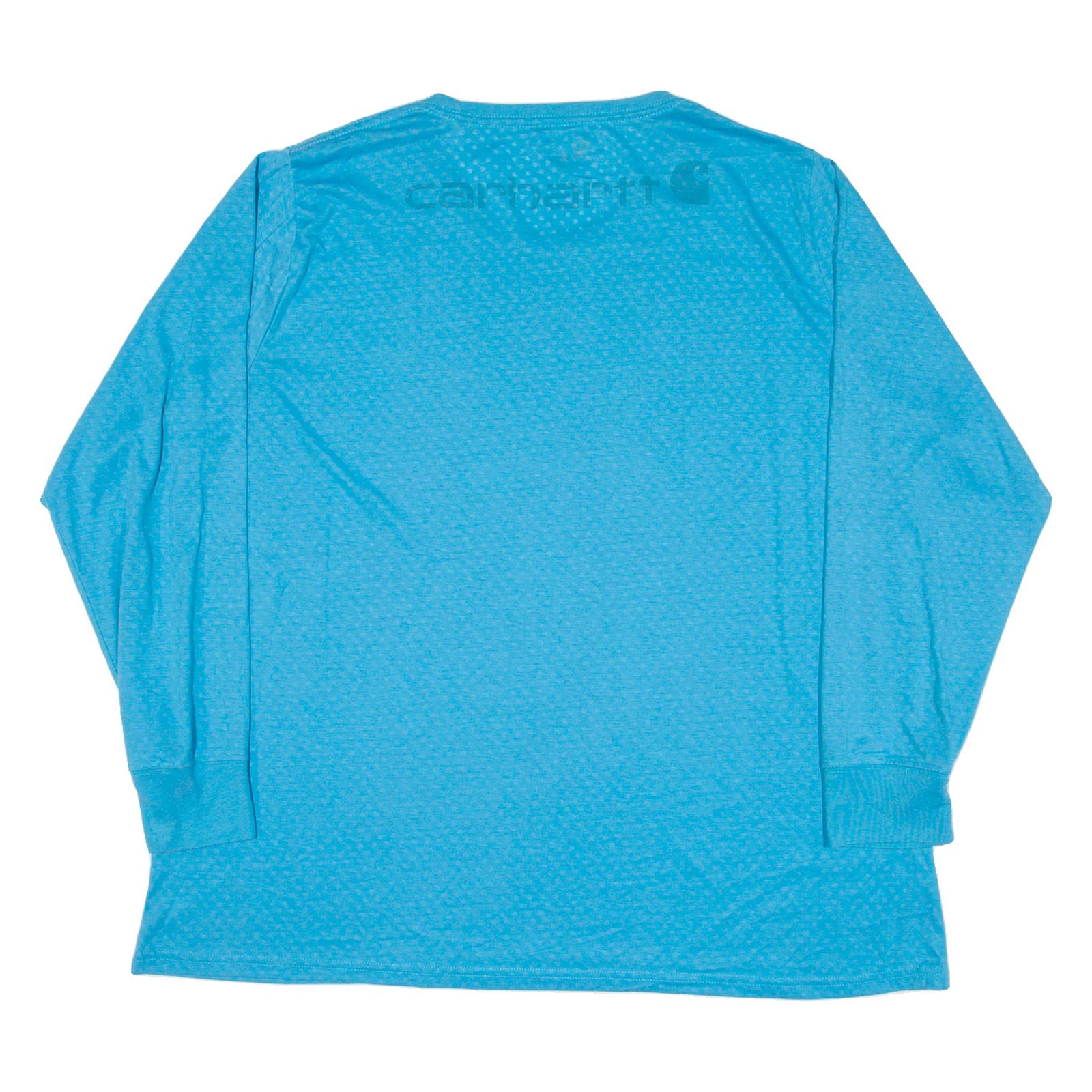 CARHARTT Womens T-Shirt Blue Long Sleeve XL