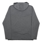 ELLESSE Mens Grey Full Zip Hoodie M Casual Sportswear Lightweight Sweatshirt
