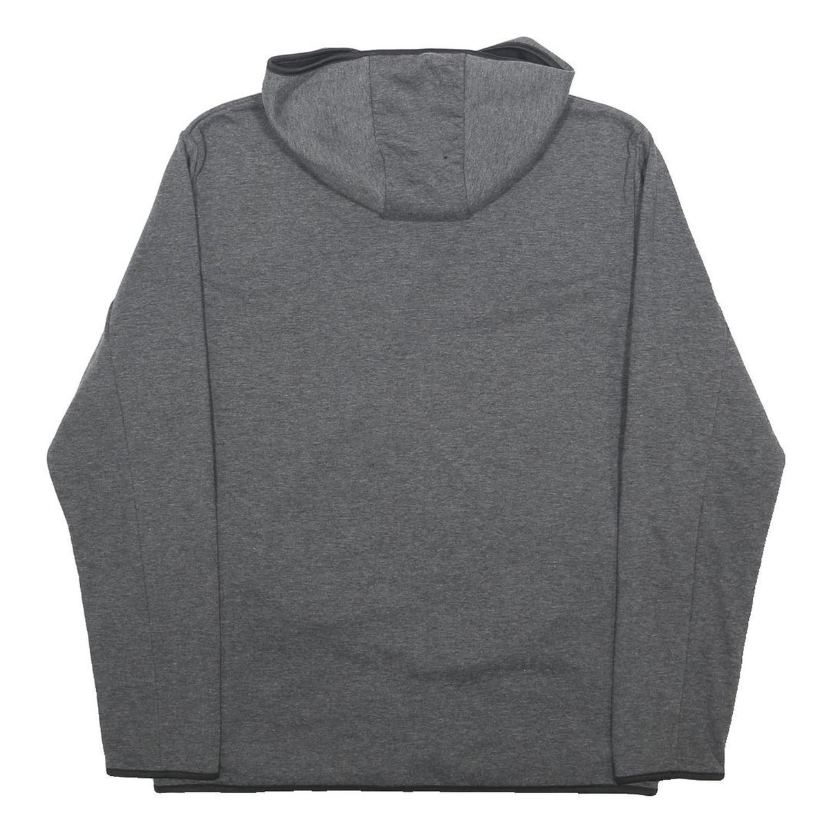ELLESSE Mens Grey Full Zip Hoodie M Casual Sportswear Lightweight Sweatshirt