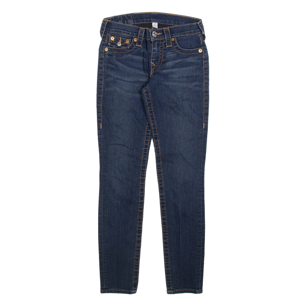 TRUE RELIGION Legging Womens Jeans Blue Slim Skinny W25 L29