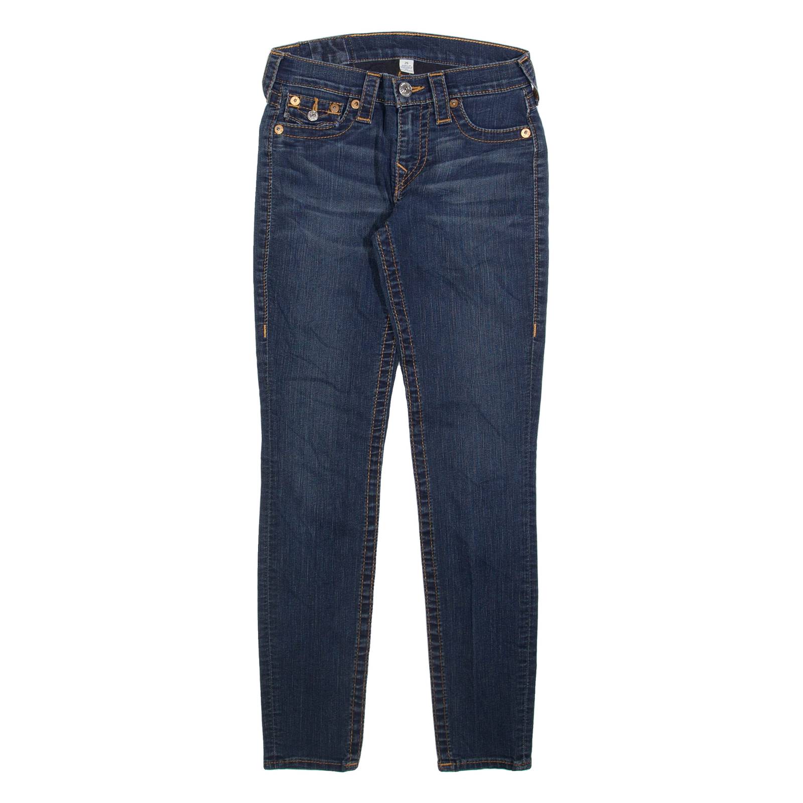 TRUE RELIGION Legging Womens Jeans Blue Slim Skinny W25 L29