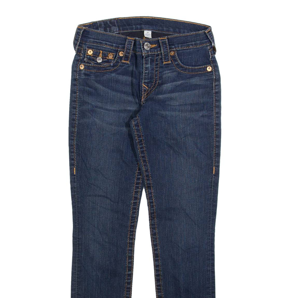 TRUE RELIGION Legging Womens Jeans Blue Slim Skinny W25 L29