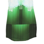 PETER PILOTTO Womens Green Silk Shift Dress Sleeveless UK 8 Printed Elegant