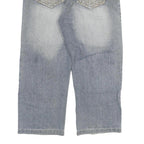 DEAN SHIN Mens Jeans Blue Relaxed Straight Denim Medium W34 L26 Comfortable Fit