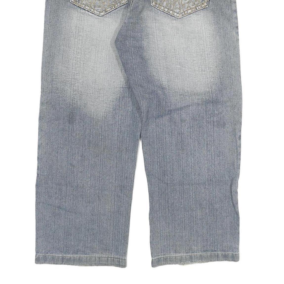 DEAN SHIN Mens Jeans Blue Relaxed Straight Denim Medium W34 L26 Comfortable Fit