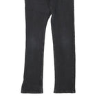 LEVI'S 511 Slim Womens Jeans Black Slim Skinny Denim Medium W26 L26 Zip
