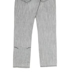 LEVI'S 511 Mens Jeans Grey Regular Straight Denim Medium W34 L30 Zip Closure