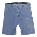 DICKIES Mens Denim Blue Cargo Shorts Size L W40 Workwear Cotton Comfort
