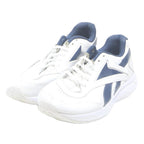 REEBOK Mens Leather Navy White Trainers UK 11 Comfortable Lightweight Athletic