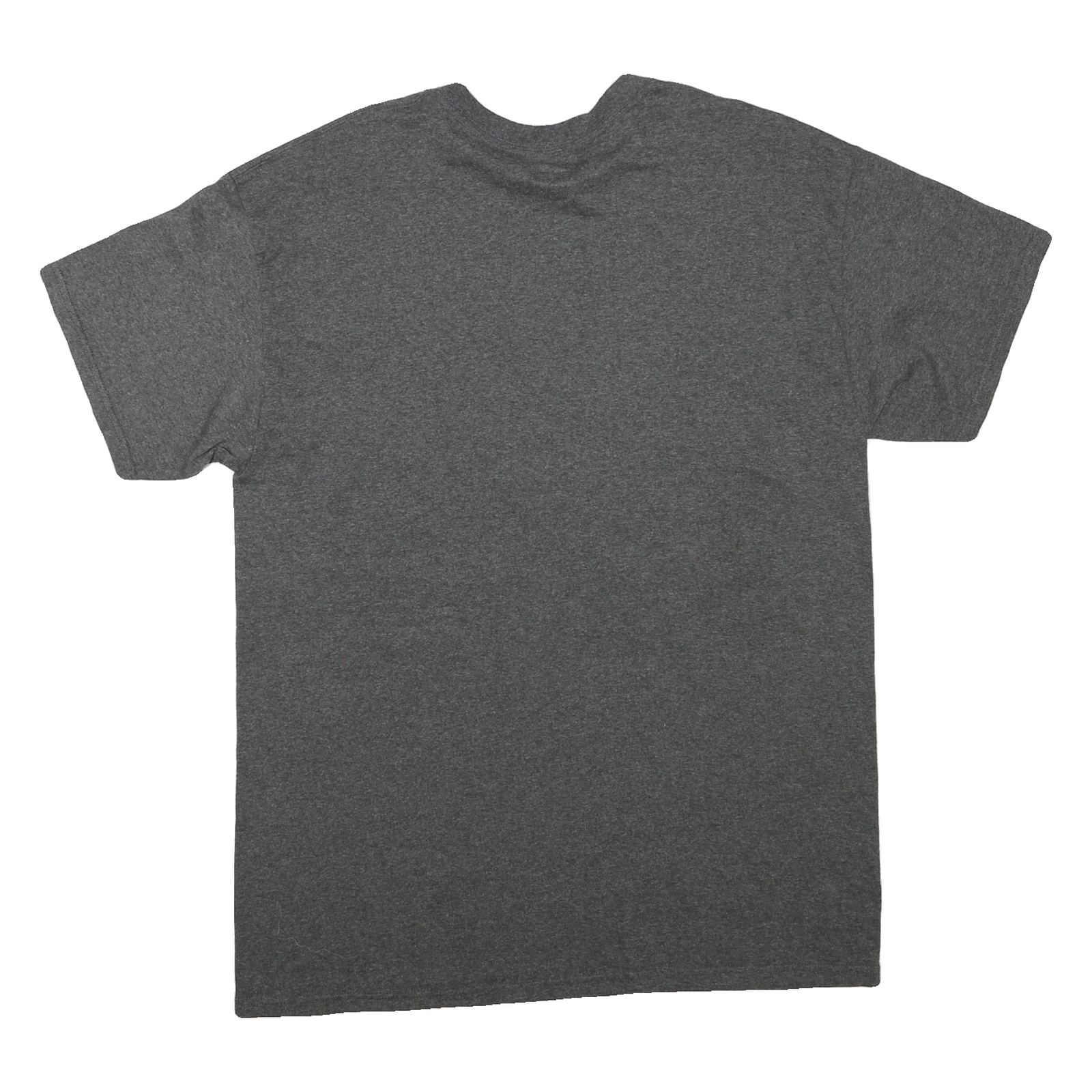 MAJESTIC Mens Grey Let The Giants Win Graphic T-Shirt L Short Sleeve Crew Neck