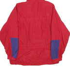 WHITE SIERRA Mens Red & Purple Outdoor Jacket L Nylon Plain Zip Hooded