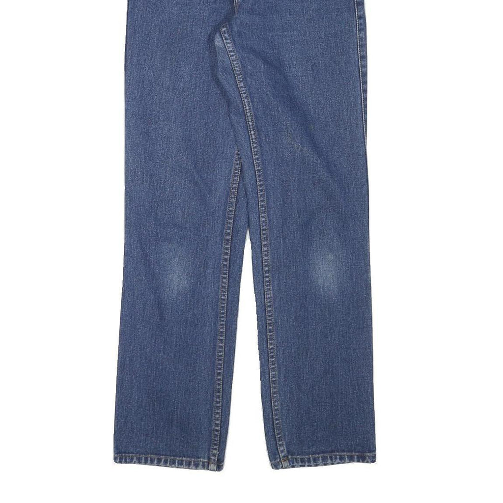 TEDDYS Womens Blue Regular Fit Straight Leg Denim Jeans W26 L30 Classic Style