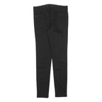 STELLA MCCARTNEY Womens Black Slim Skinny Denim Jeans W30 L28 Cotton Blend Zip