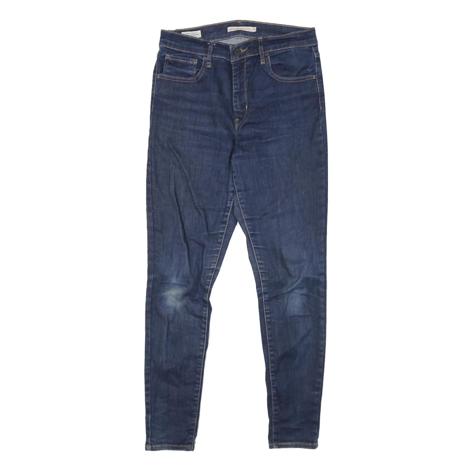 LEVI'S 720 Womens Slim Skinny Denim Medium Blue W28 L27 Zip Cotton Blend Jeans