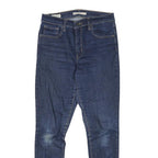 LEVI'S 720 Womens Slim Skinny Denim Medium Blue W28 L27 Zip Cotton Blend Jeans