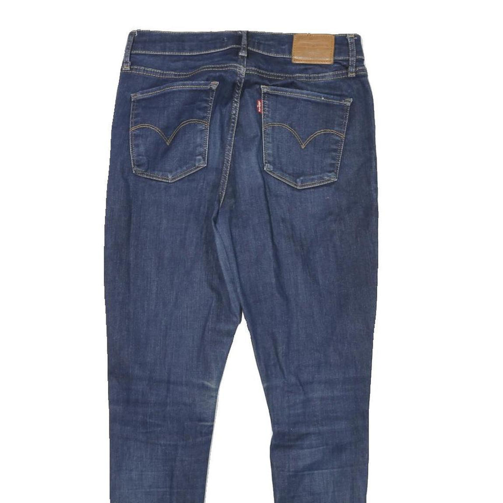 LEVI'S 720 Womens Slim Skinny Denim Medium Blue W28 L27 Zip Cotton Blend Jeans