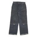 Womens Relaxed Fit Jeans Blue Denim W30 L28 Cargo Style Wide Leg Cotton Blend