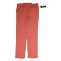 TOMMY HILFIGER Womens Cotton Red Regular Straight Trousers W34 L30 Classic Fit