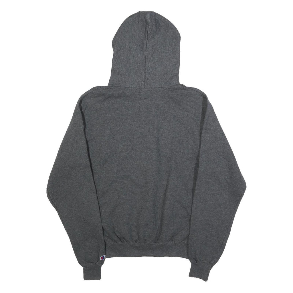 CHAMPION Mens Grey Iowa Hoodie S Cotton Blend Pullover Sweatshirt