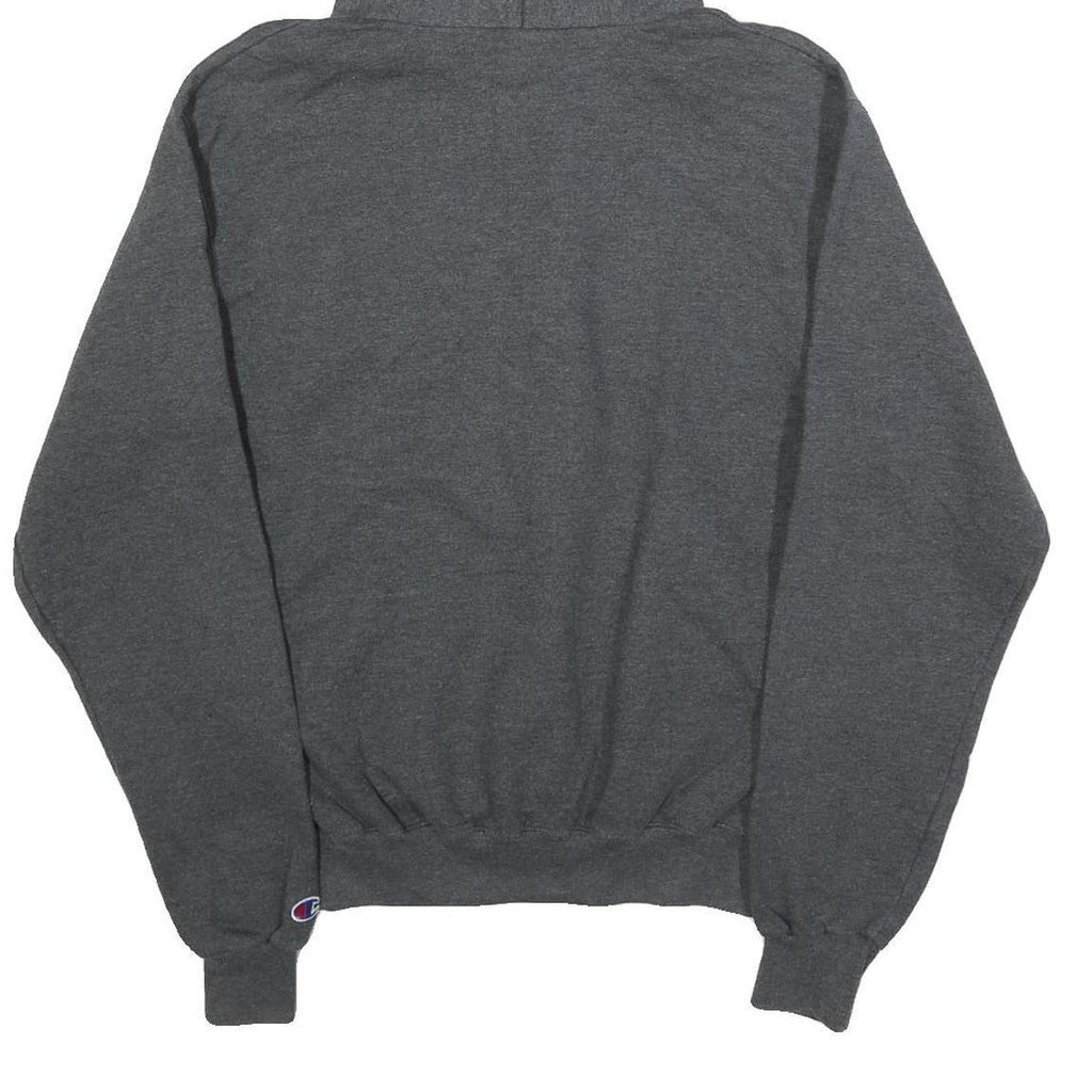 CHAMPION Mens Grey Iowa Hoodie S Cotton Blend Pullover Sweatshirt