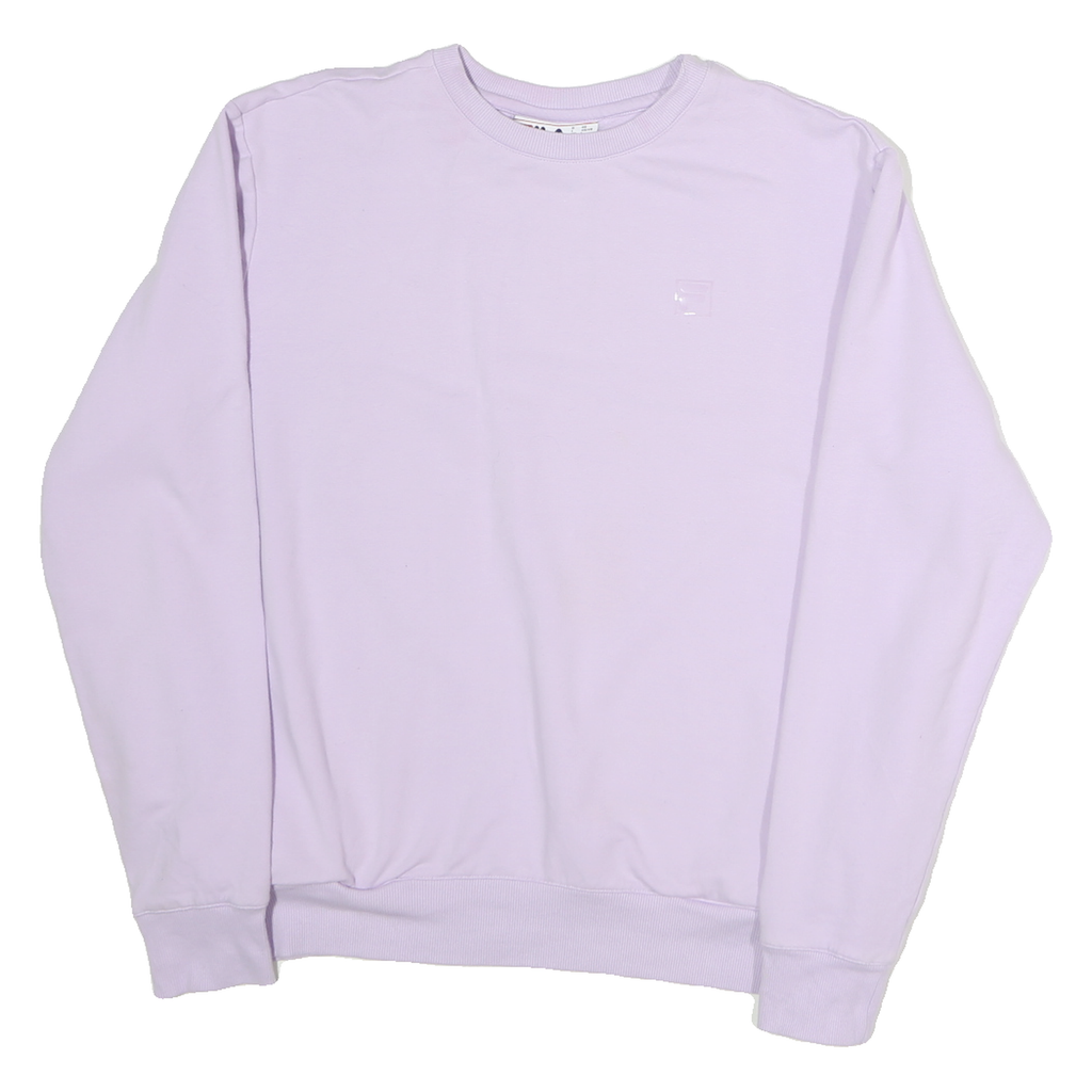FILA Womens Lilac Sweatshirt Crew Neck S Lightweight Casual Pullover