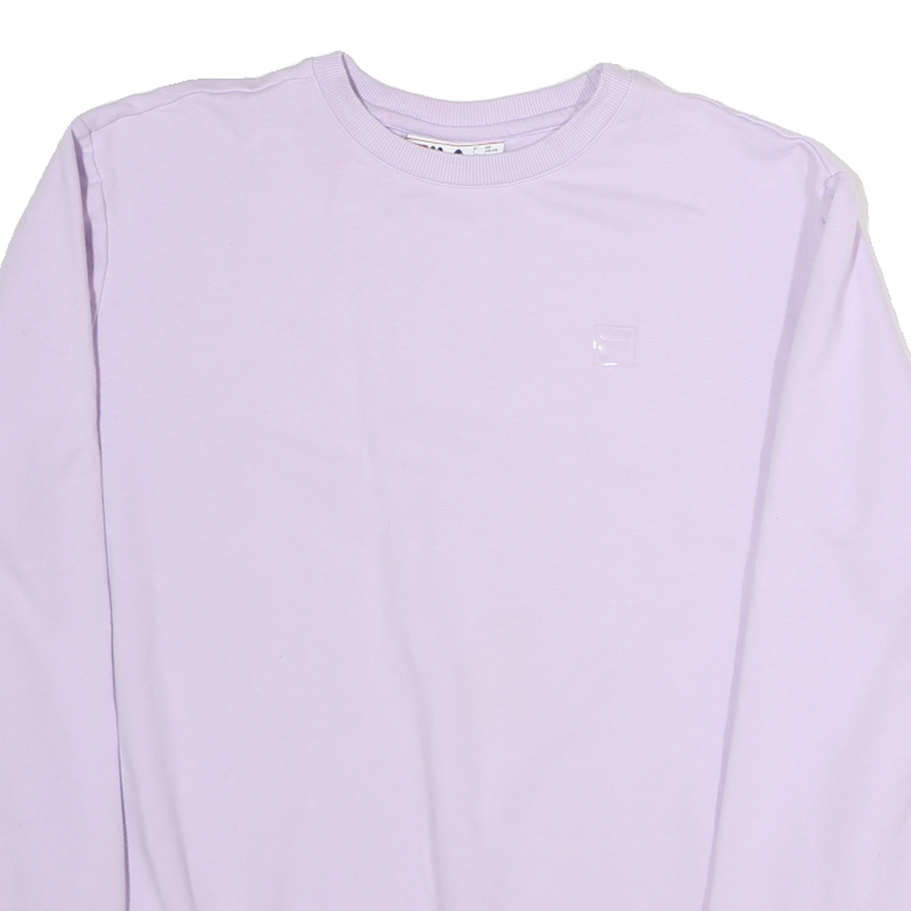 FILA Womens Lilac Sweatshirt Crew Neck S Lightweight Casual Pullover