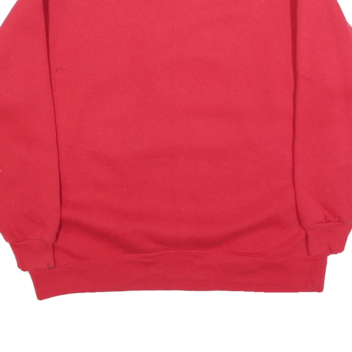 DISNEY Womens Red Mickey & Pluto Crew Neck Sweatshirt M Cotton Blend Casual