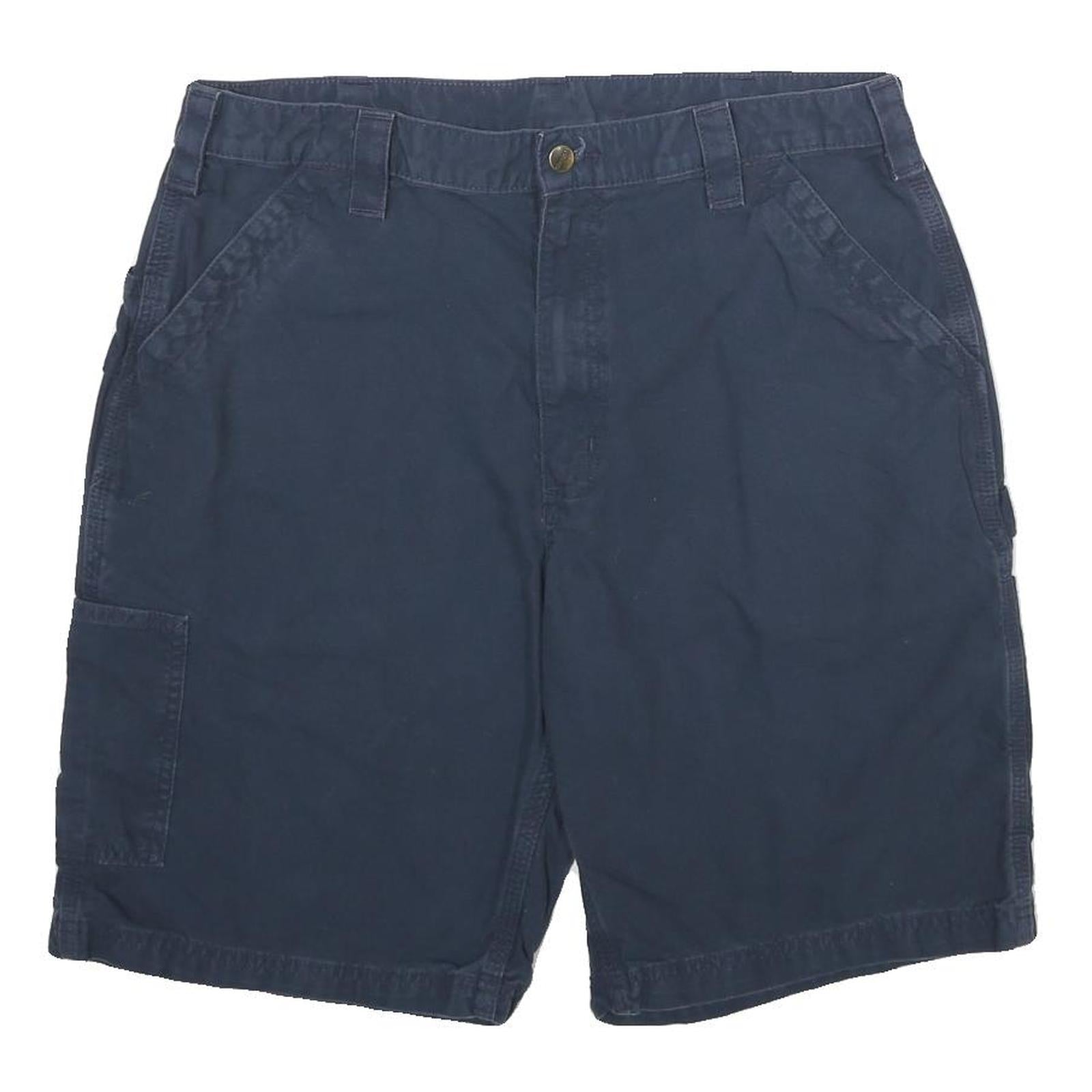 CARHARTT Mens Shorts Blue Casual L W36 Durable Cotton Workwear